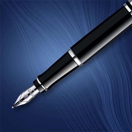 WATERMAN Expert III. töltőtoll lakk fekete test+ezüst klipsz
