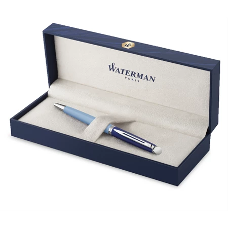 WATERMAN Hemisphere golyóstoll color blocking kék, ezüst klipsz