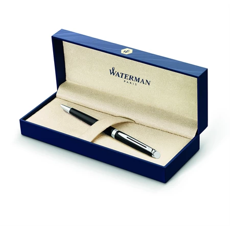 WATERMAN Hemisphere golyóstoll matt fekete+ezüst klipsz