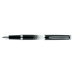 WATERMAN Hemisphere töltőtoll Ombre lakk fekete-fehér+ezüst klipsz