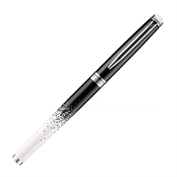 WATERMAN Hemisphere töltőtoll Ombre lakk fekete-fehér+ezüst klipsz