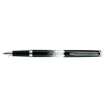 WATERMAN Hemisphere töltőtoll Ombre lakk fekete-fehér+ezüst klipsz