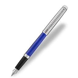 WATERMAN Hemisphere töltőtoll cizellált kék+ezüst klipsz