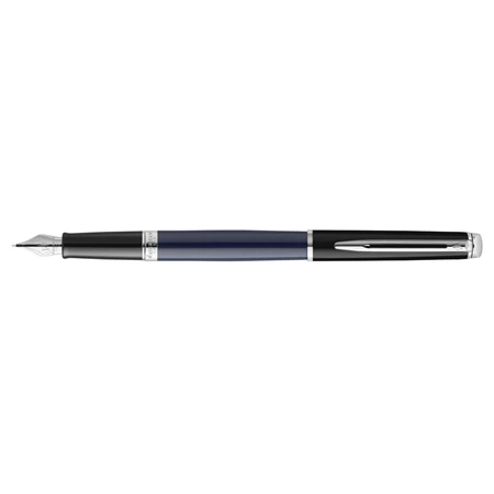 WATERMAN Hemisphere töltőtoll color blocking fekete-kék, ezüst klipsz