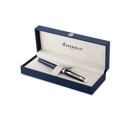 WATERMAN Hemisphere töltőtoll color blocking fekete-kék, ezüst klipsz