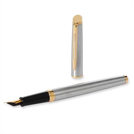 WATERMAN Hemisphere töltőtoll fém test+arany klipsz