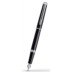 WATERMAN Hemisphere töltőtoll lakk fekete+ezüst klipsz