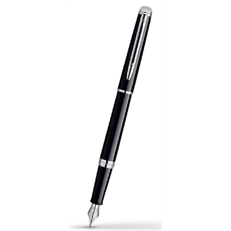 WATERMAN Hemisphere töltőtoll lakk fekete+ezüst klipsz