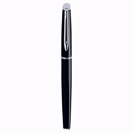WATERMAN Hemisphere töltőtoll lakk fekete+ezüst klipsz