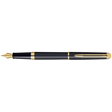 WATERMAN Hemisphere töltőtoll matt fekete, arany klipsz 0920710