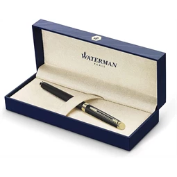 WATERMAN Hemisphere töltőtoll matt fekete, arany klipsz 0920710