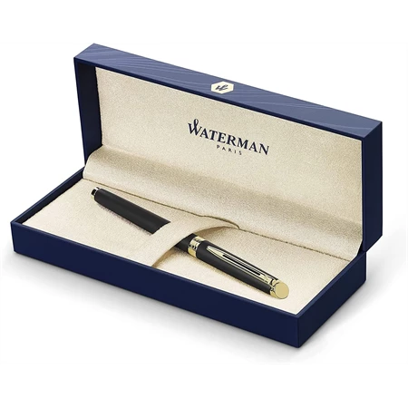 WATERMAN Hemisphere töltőtoll matt fekete, arany klipsz 0920710