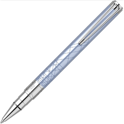 WATERMAN Perspective  golyóstoll cizellált világoskék test+ezüst klipsz