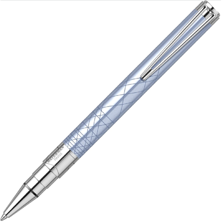 WATERMAN Perspective  golyóstoll cizellált világoskék test+ezüst klipsz
