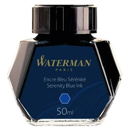WATERMAN tinta 50ml, üveges, kék