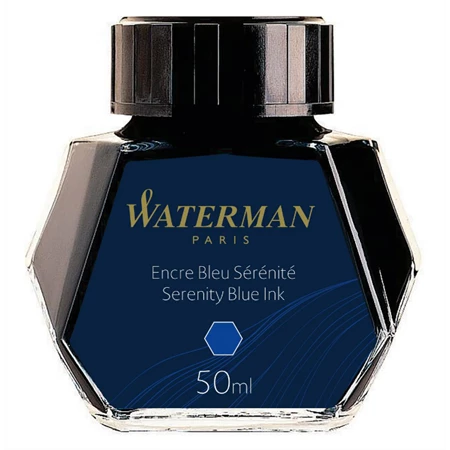 WATERMAN tinta 50ml, üveges, kék