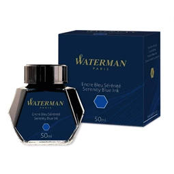 WATERMAN tinta 50ml, üveges, kék