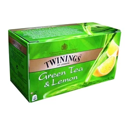 Zöldtea, TWININGS Green Tea & Lemon 25x1,6 gramm