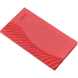 Zsebnaptár 2026 REAL Amigo álló elrendezésű, piros