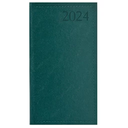 Zsebnaptár 2024 TOPTIMER Traditional T035 álló elrendezésű, zöld