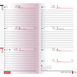 Zsebnaptár 2025 REAL Picture álló elrendezésű, jinjang