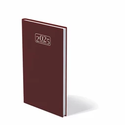 Zsebnaptár 2026 heti 17x9,5cm VICTORIA OFFICE Chrono álló bordó