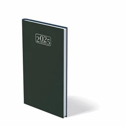 Zsebnaptár 2026 heti 17x9,5cm VICTORIA OFFICE Chrono álló zöld