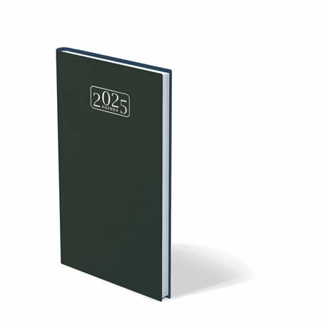 Zsebnaptár 2026 heti 17x9,5cm VICTORIA OFFICE Chrono álló zöld