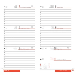 Zsebnaptár 2026 heti 9x16,5cm REAL Flexi álló elrendezésű, virágminta