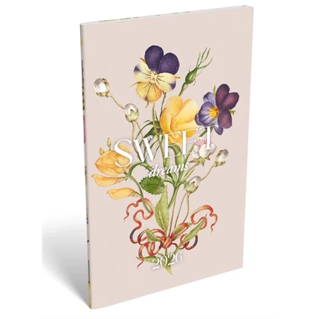 Zsebnaptár 2026 LIZZY heti álló 8,9x13,9cm Sweet