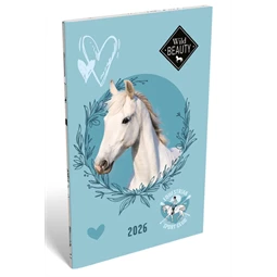 Zsebnaptár 2026 LIZZY heti álló 8,9x13,9cm Wild Beauty Sport Club