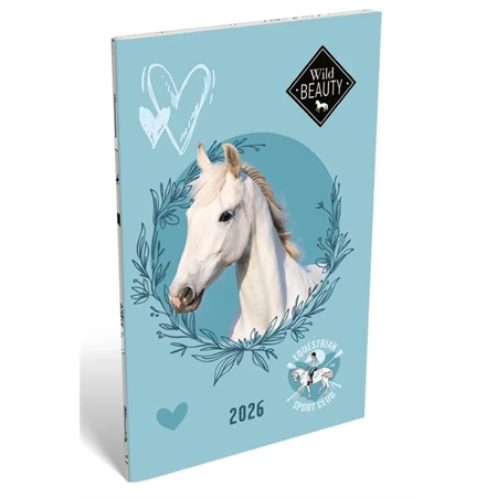 Zsebnaptár 2026 LIZZY heti álló 8,9x13,9cm Wild Beauty Sport Club