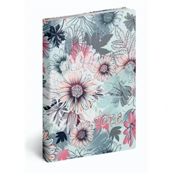 Zsebnaptár 2026 REAL Fiestina álló elrendezésű floral