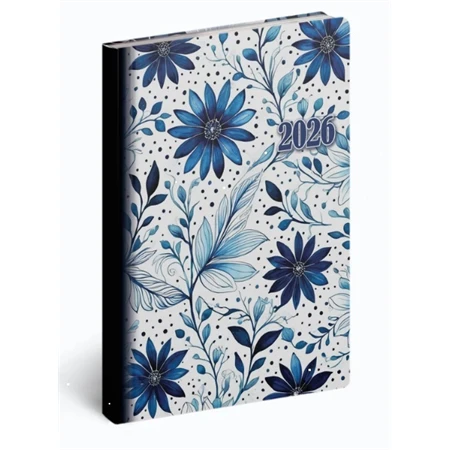 Zsebnaptár 2026 REAL Fiestina álló elrendezésű virágminta