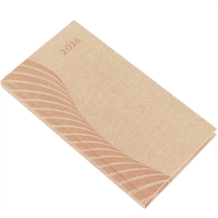 Zsebnaptár 2026 álló REAL Amigo álló barna