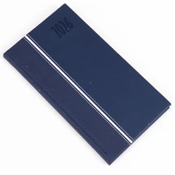 Zsebnaptár 2026 fekvő 9x16,5cm REAL Kensington kék