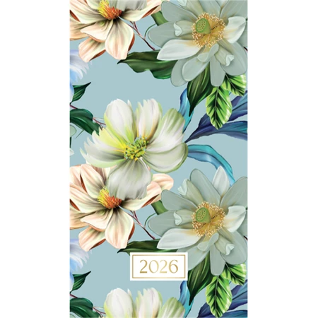 Zsebnaptár 2026 heti álló OFFICE 21 2026 papírborítós Blue Dream