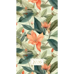 Zsebnaptár 2026 heti álló OFFICE 21  2026 papírborítós Botanica