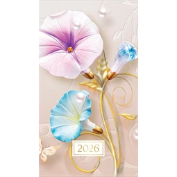 Zsebnaptár 2026 heti álló OFFICE 21  2026 papírborítós Silk Pink