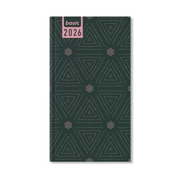 Zsebnaptár 2026 heti álló Period Basic Pattern