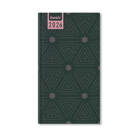 Zsebnaptár 2026 heti álló Period Basic Pattern