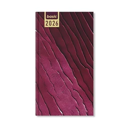Zsebnaptár 2026 heti álló Period Basic Purple