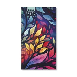 Zsebnaptár 2026 heti álló Period Basic Rainbow