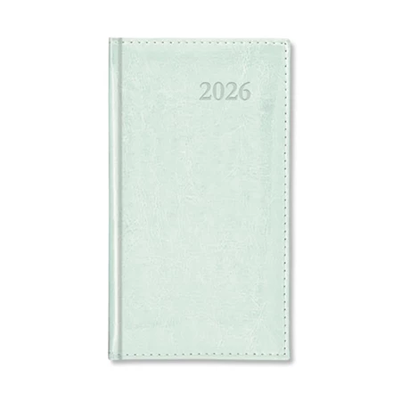 Zsebnaptár 2026 heti álló Period Border körbevarrott menta