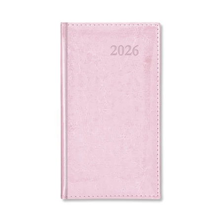 Zsebnaptár 2026 heti álló Period Border körbevarrott rózsa