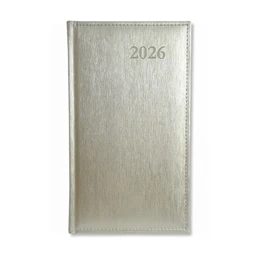 Zsebnaptár 2026 heti álló Period Lamé körbevarrott arany