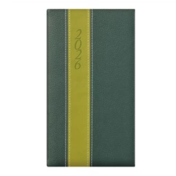 Zsebnaptár 2026 heti álló TOPTIMER Fashion F035 zöld-világoszöld-zöld