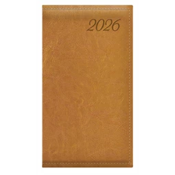 Zsebnaptár 2026 heti álló TOPTIMER Image I035 mustár