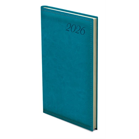 Zsebnaptár 2026 heti álló TOPTIMER Image I035 türkiz