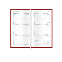 Zsebnaptár 2026 heti álló TOPTIMER Traditional T030 fehér lapos bézs